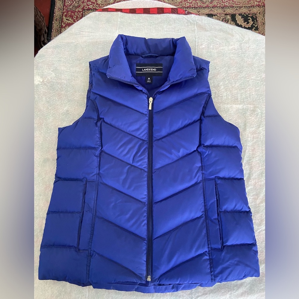 Lands End girls puff vest